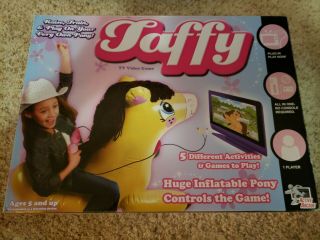Taffy huge inflatable Pony TV Video Game Active Arcade RARE Horse 2