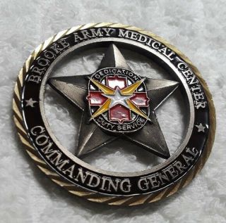 Authentic Brooke Army Medical Center Bamc Commanding General Rare Challenge Coin