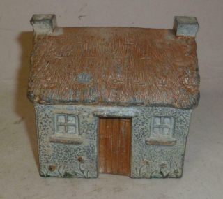 F G Taylor & Sons Vintage Lead Farm Rare Thatched Cottage From The 1940/50s