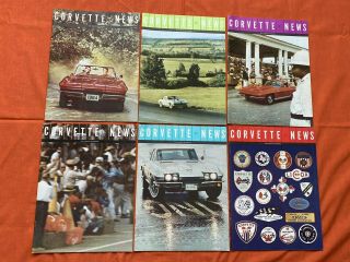 1964 Corvette News Magazines Complete Volume 7,  1 - 6 Rare Estate Find