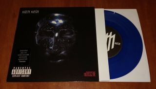 Marilyn Manson Mobscene Rare 7 " Blue Vinyl W/poster Interscope 2013 Eu Limited