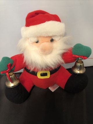 Fun Vintage Christmas Santa Claus 9 ‘t Bell Ringing,  Shakes Music Talks Rare
