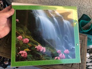 Vintage 80s Trapper Keeper Rare Waterfall With Inserts Mead Great Shape