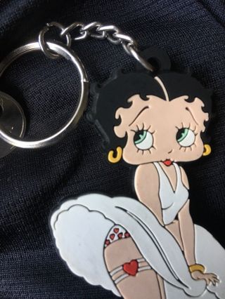 Omg Ultra Rare Betty Boop Marilyn Monroe Keychain The Seven Year Itch 7 Ans