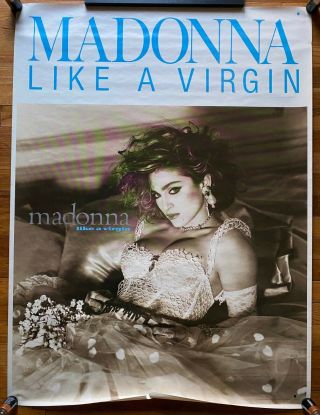 Madonna Like A Virgin Rare Promo Poster 1984