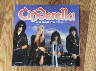 Cinderella Nobody’s Fool Live Limited Edition Vinyl Lp Record Oop Rare Shrink