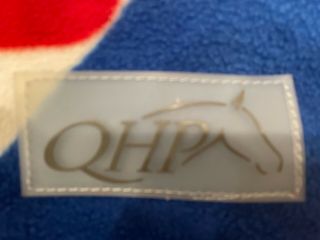 Very Rare Qhp Quick Dry Friesland Flag Fleece Horse Rug Cooler - 165cm Or 5’5”