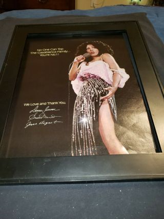 Donna Summer Casablanca Records Rare Promo Poster Ad Framed 3