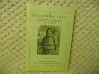 Rare Pamphlet Book A Lifeboatman 