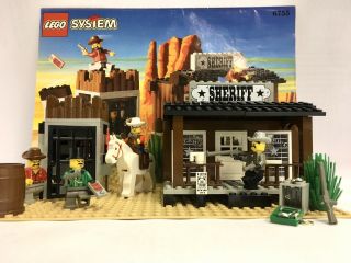 Lego 6755 Sheriffs Lock Up 100 Complete Rare 1996 Wild West Western Cowboy 6764