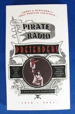 The Pretenders Pirate Radio Complete 4cd/1 - Dvd Book Poster Rare Rhino Box Set