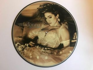 Madonna: Like A Virgin Picture Disc - Rare Uk Vinyl Lp Official Pressing Wx 20p