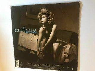 Madonna: Like A Virgin Picture Disc - Rare UK Vinyl LP Official Pressing WX 20P 3