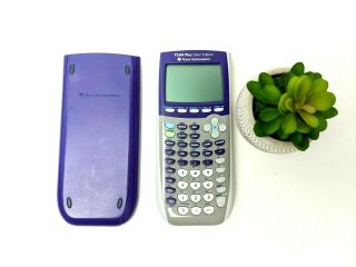 Texas Instruments Ti - 84 Plus Silver Edition Graphing Calculator - Rare Purple
