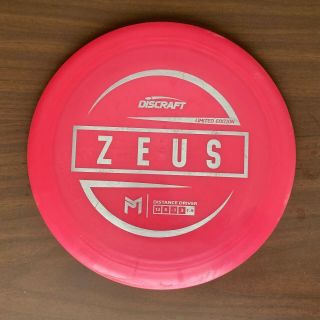 Rare Discraft Big Z Zeus Limited Edition - Paul Mcbeth Distance Driver - 173g