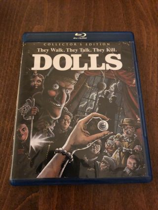 Dolls Collectors Edition Blu - Ray Scream Factory Oop Rare