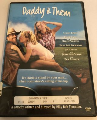 Daddy And Them Dvd Rare Oop - John Prine,  Billy Bob Thornton,  Laura Dern,  Affleck