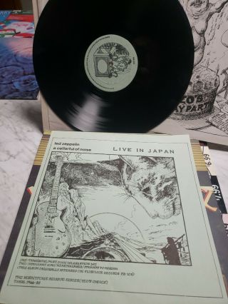 Led Zeppelin - A Cellarful Of Noise - Live In Japan Rare 1975 Vinyl Lp