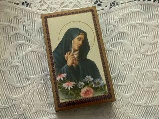 Rare 100 Vintage Catholic Religious Holy Cards Wrapping Flowers Saints