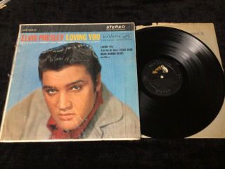 Elvis Presley Lp Lsp - 1515 (e) Loving You Rare Silver Top Staggered Stereo Shrink