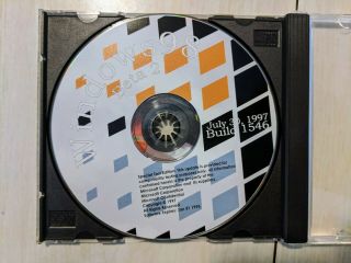 Vintage Microsoft Windows 98 Beta 2 Build 1546 Cd Rare