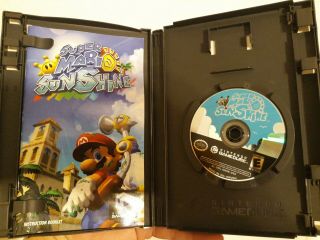 Mario Sunshine (GameCube,  2002) Rare Kmart variant.  cib 3