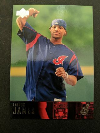 2003 Upper Deck Lebron James Sp7 Cleveland Indians Rc Sp Rare Find Rookie Card