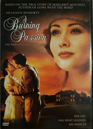 A Burning Passion Dvd - Margaret Mitchell Gone With The Wind - Very Rare - Reg 1