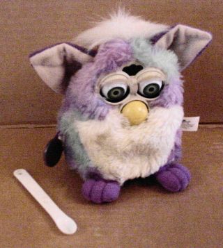 Tie Dye Furby 1999 Model 70 - 800 Tiger Electronics With Tag,  Rare