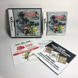 The Legend Of Zelda Spirit Tracks Nintendo Ds Complete Authentic,  Rare Inserts