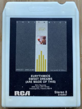 Rare Eurythmics " Sweet Dreams (are Made Of This) " 8 - Track Tape Rca