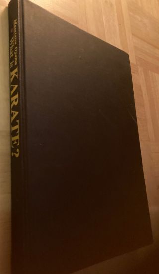 What Is Karate? Masutatsu Oyama Hardcover Book 1972 Completely Edition Rare