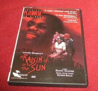 A Raisin In The Sun Rare Oop American Playhouse Dvd Danny Glover,  Esther Rolle