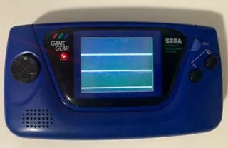 Sega Game Gear Launch Edition Blue Handheld System Rare,  Read The Description