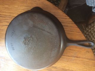 Rare Vintage Best Made S.  R.  And Co.  10 Cast Iron Skillet (made By Griswold)