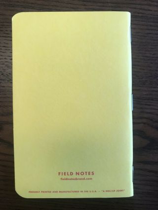 Field Notes - FNC - 06 - Packet of Sunshine - Rare - POS 2