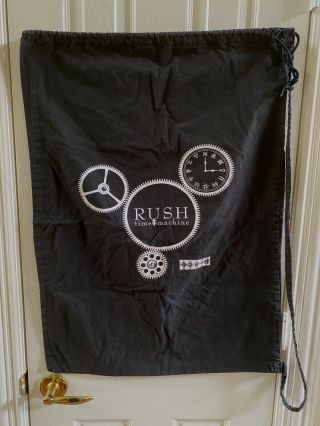 Rare Vintage Rush Time Machine Tour Black Laundry Bag