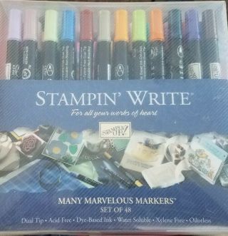 Stampin’ Write Marvelous Markers By Stampin’ Up Set Of 48 - Rare