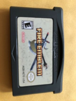 Fire Emblem Nintendo Game Boy Advance 2003 Gba Authentic Cartridge Rare Saves