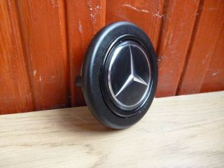 Rare Black Momo Steering Wheel Horn Mercedes W124 W126 W140 W123