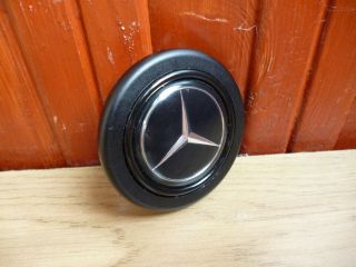 rare black Momo steering wheel horn Mercedes w124 w126 w140 w123 2