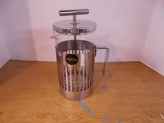 Alessi French Press Filter 8 Cup Coffee Maker Infuser Rarely