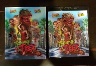 Tammy And The T - Rex 4k Ultra Hd Vinegar Syndrome Oop Lenticular Slipcover Rare