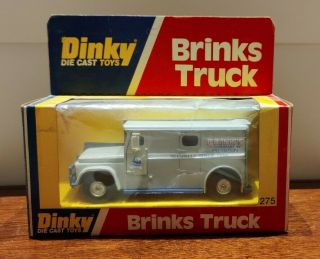 Dinky Toys.  275 " Brinks " Armoured Car.  Rare U.  S.  Model.
