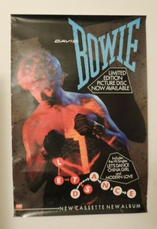 David Bowie Very Rare Promo Poster For The Album 