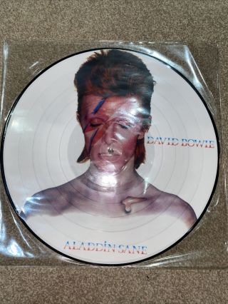 David Bowie - Aladdin Sane - Rare Picture Disc Lp Vinyl Record