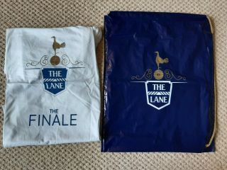 Ultra Rare The Lane The Finale T - Shirt & Bag Tottenham White Hart Not Worn Shirt