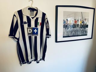 Juventus 1998/99 Home Football Shirt Size Adults Medium Authentic Kappa Rare