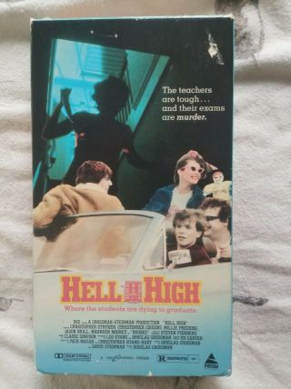 Hell High Vhs Prism Horror Rare