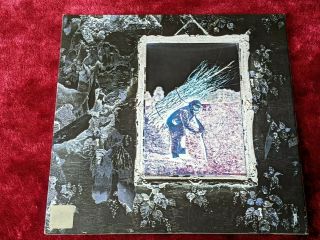Led Zeppelin Iv Four Symbols Vinyl 2lp 2014 Europe Tri - Fold Deluxe Edition Rare
